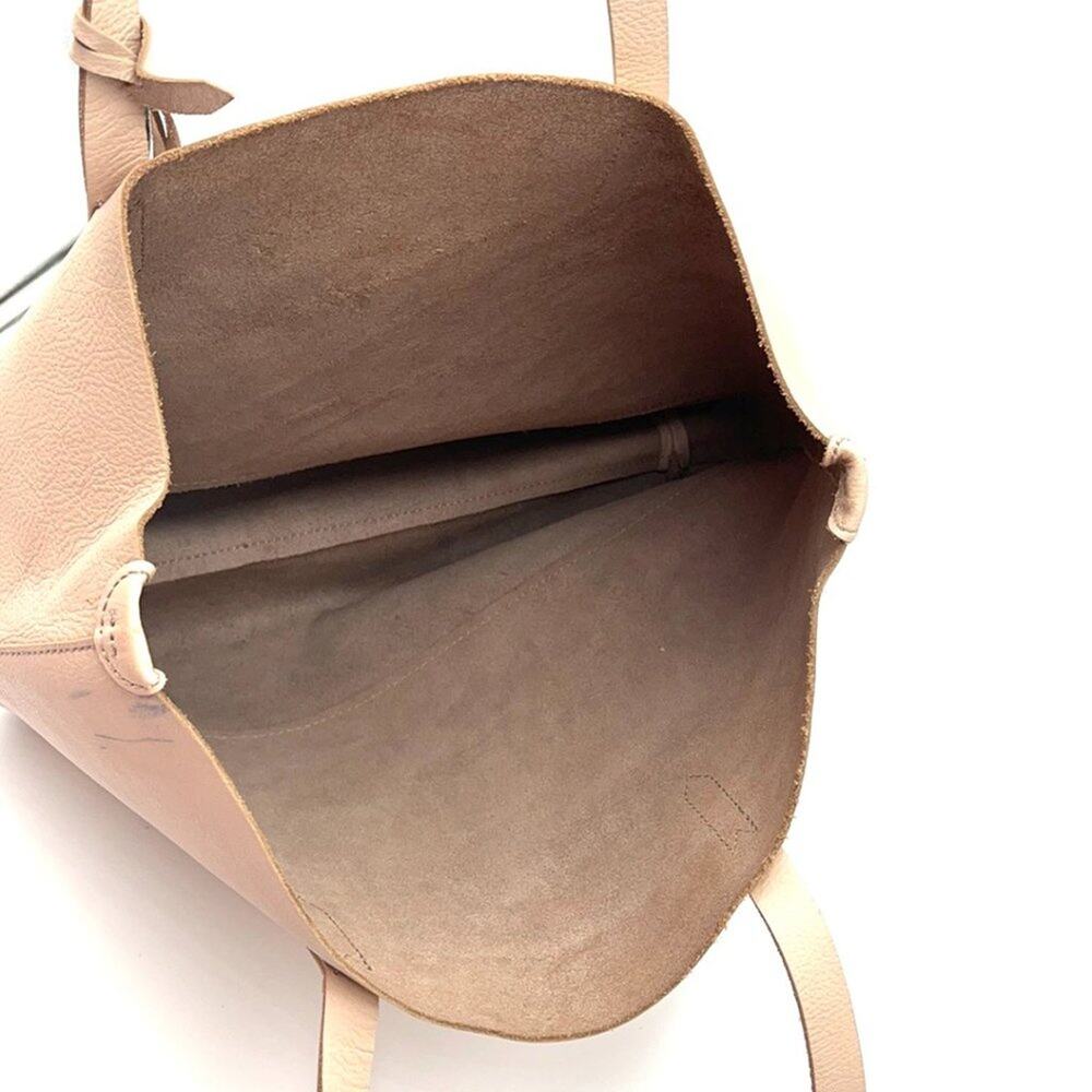 J. CREW RARE pink blush Carry-all leather tote bag - Picture 5 of 12